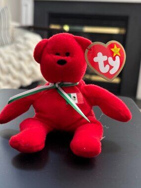 Ty Teenie Beanie Babies Italia Bear McDonald’s International Original w TY